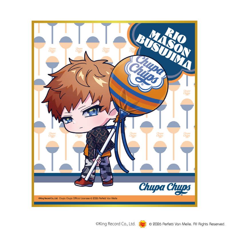 ミニ色紙「ヒプノシスマイク-Division Rap Battle-×チュッパチャプス」01/コンプリートセット(全9種)(ミニキャライラスト)