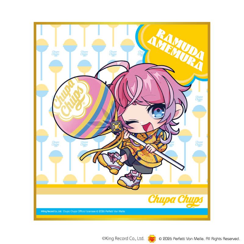 ミニ色紙「ヒプノシスマイク-Division Rap Battle-×チュッパチャプス」01/コンプリートセット(全9種)(ミニキャライラスト)