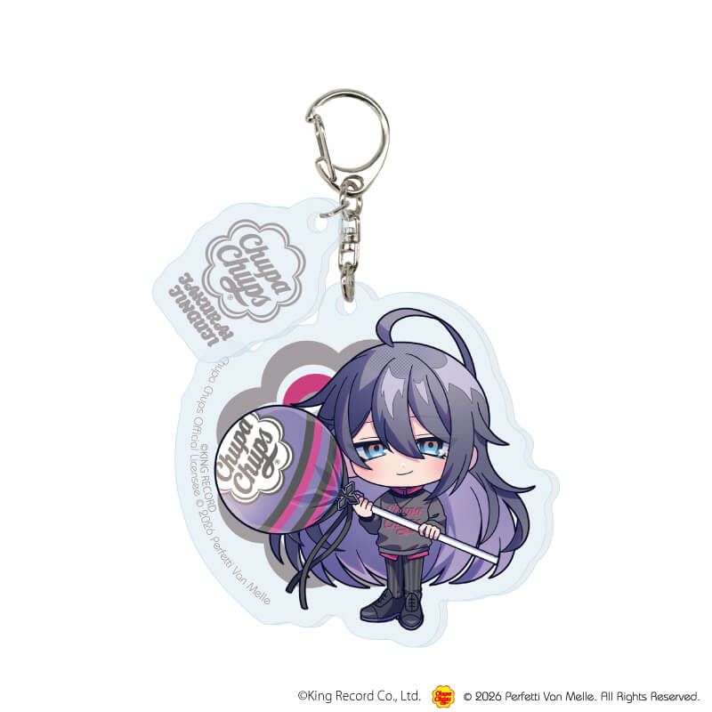 パーツ付きアクリルキーホルダー「ヒプノシスマイク-Division Rap Battle-×チュッパチャプス」02/コンプリートセット(全9種)(ミニキャライラスト)
