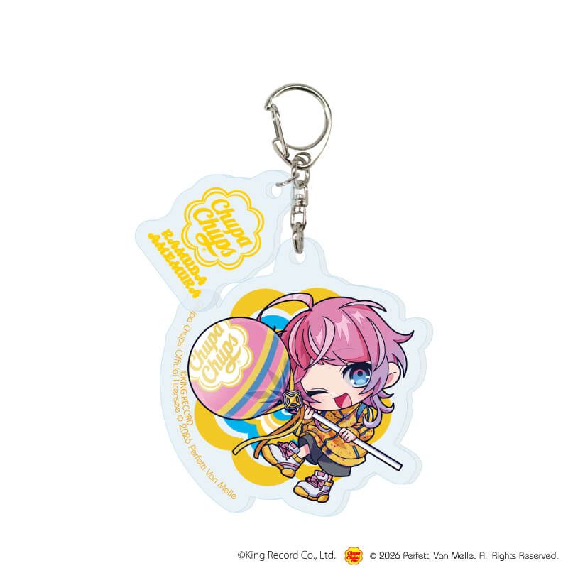 パーツ付きアクリルキーホルダー「ヒプノシスマイク-Division Rap Battle-×チュッパチャプス」01/コンプリートセット(全9種)(ミニキャライラスト)