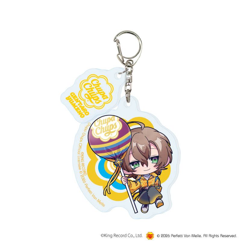 パーツ付きアクリルキーホルダー「ヒプノシスマイク-Division Rap Battle-×チュッパチャプス」01/コンプリートセット(全9種)(ミニキャライラスト)