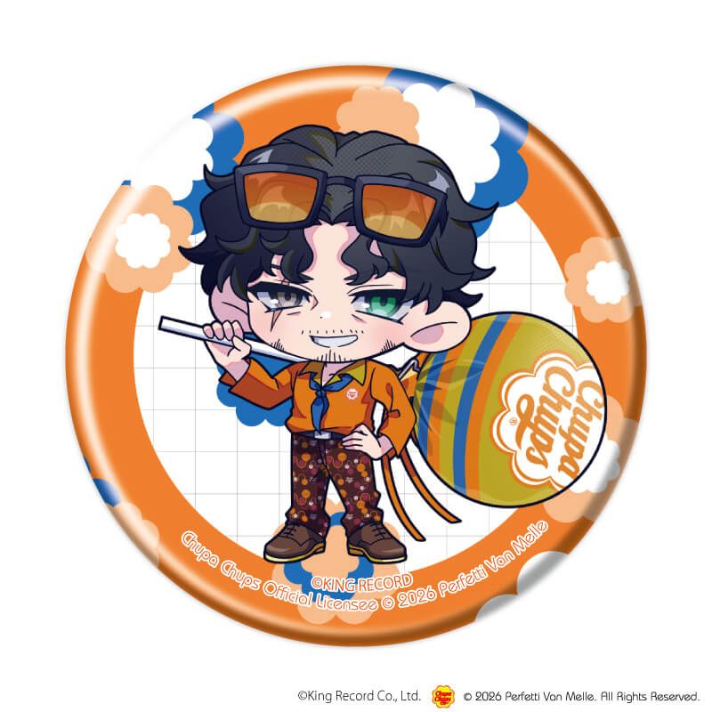 缶バッジ「ヒプノシスマイク-Division Rap Battle-×チュッパチャプス」02/コンプリートセット(全9種)(ミニキャライラスト)