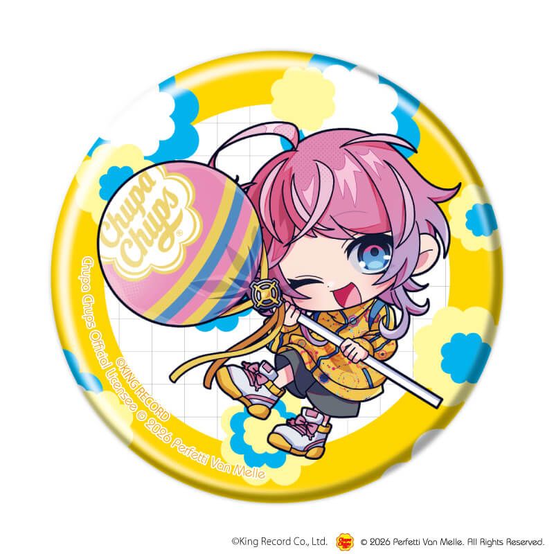 缶バッジ「ヒプノシスマイク-Division Rap Battle-×チュッパチャプス」01/コンプリートセット(全9種)(ミニキャライラスト)
