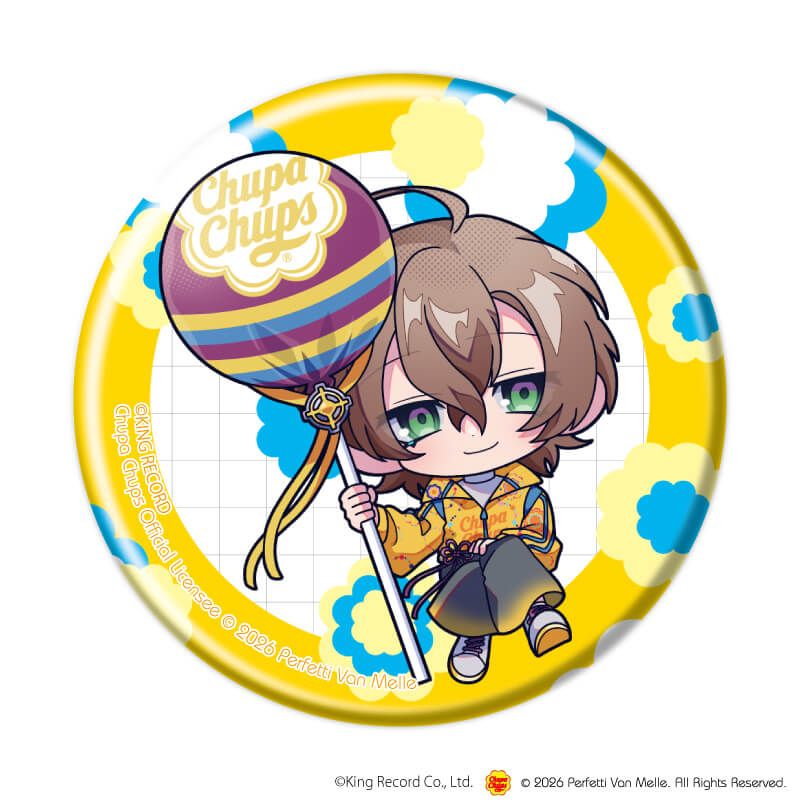 缶バッジ「ヒプノシスマイク-Division Rap Battle-×チュッパチャプス」01/コンプリートセット(全9種)(ミニキャライラスト)