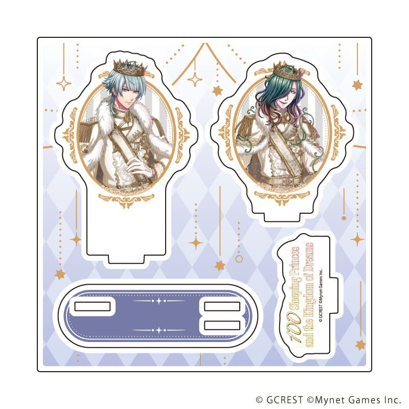 アクリルスタンドプレート「夢王国と眠れる100人の王子様」78/凍哉&ネペンテス(公式イラスト)