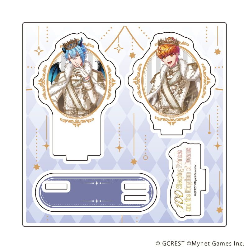 アクリルスタンドプレート「夢王国と眠れる100人の王子様」76/イラ&カイネ(公式イラスト)