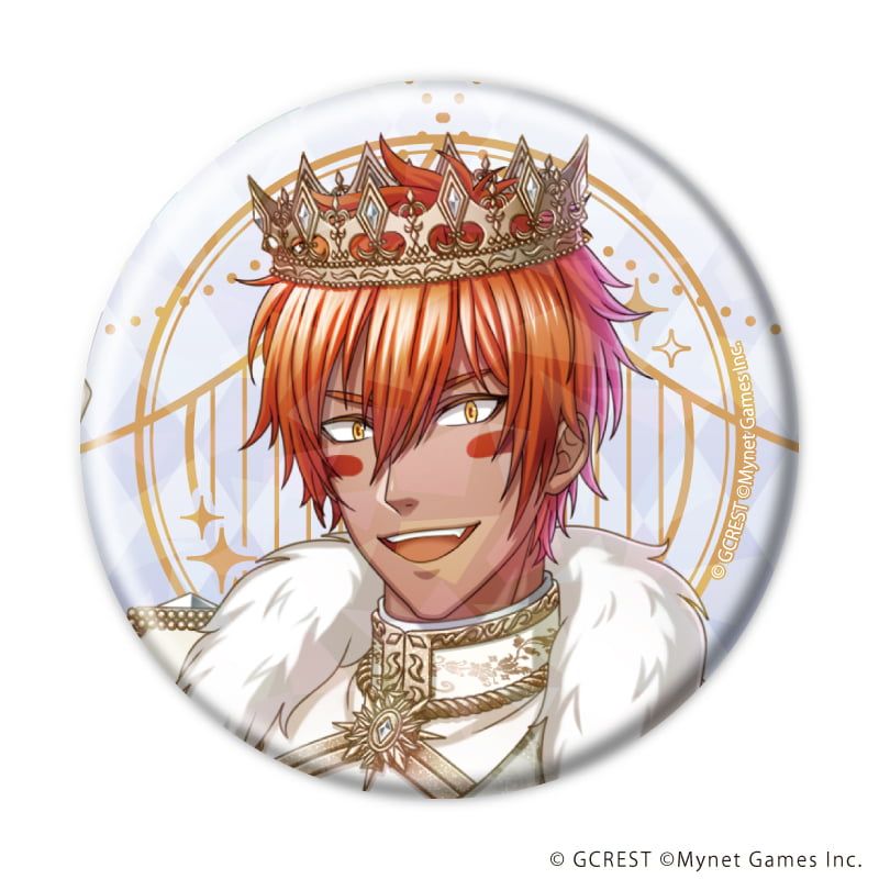 ホログラム缶バッジ(57mm)「夢王国と眠れる100人の王子様」29/コンプリートセット(全8種)(公式イラスト)