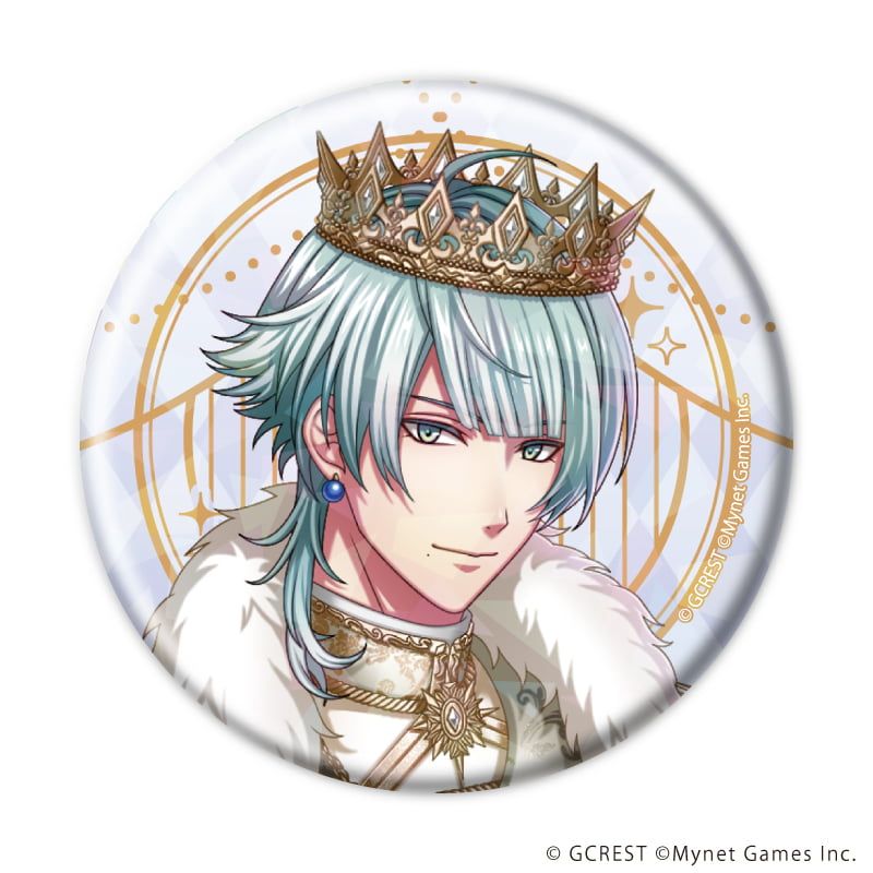 ホログラム缶バッジ(57mm)「夢王国と眠れる100人の王子様」28/コンプリートセット(全8種)(公式イラスト)