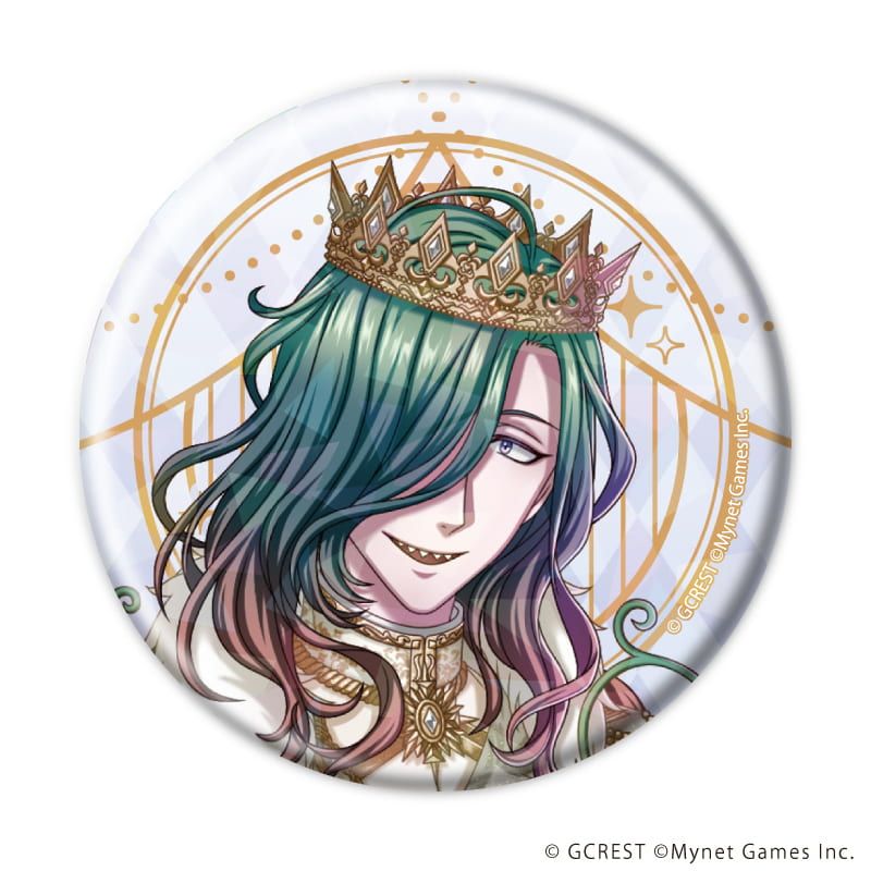 ホログラム缶バッジ(57mm)「夢王国と眠れる100人の王子様」28/コンプリートセット(全8種)(公式イラスト)