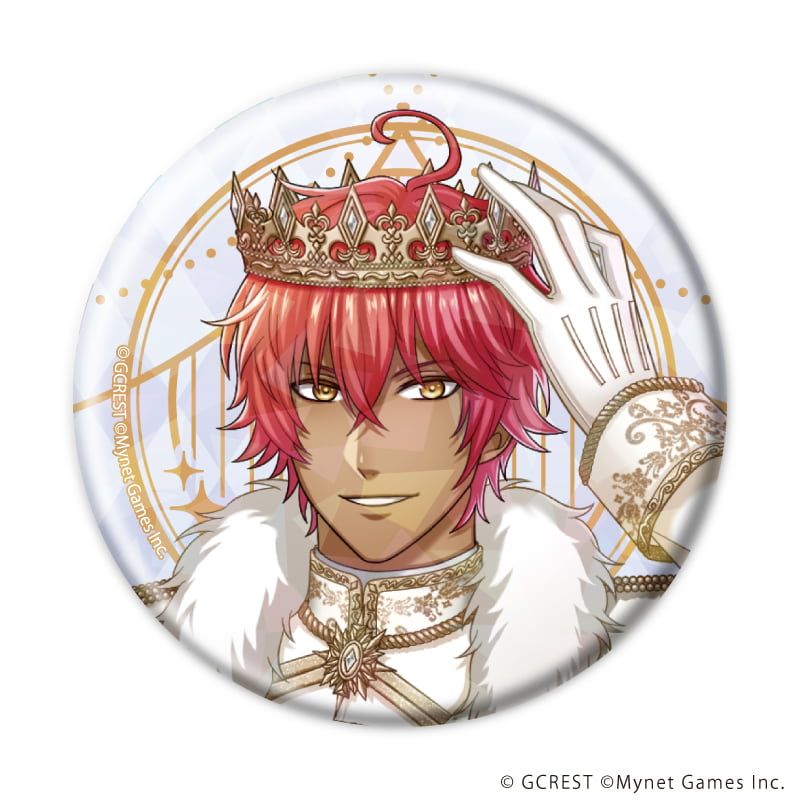 ホログラム缶バッジ(57mm)「夢王国と眠れる100人の王子様」28/コンプリートセット(全8種)(公式イラスト)