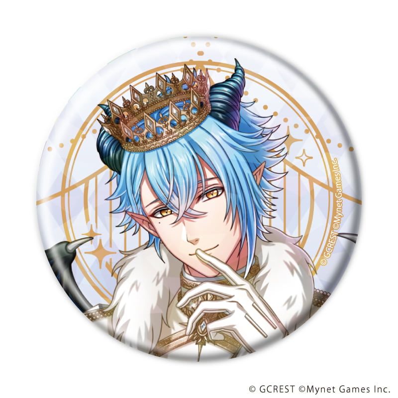 ホログラム缶バッジ(57mm)「夢王国と眠れる100人の王子様」28/コンプリートセット(全8種)(公式イラスト)