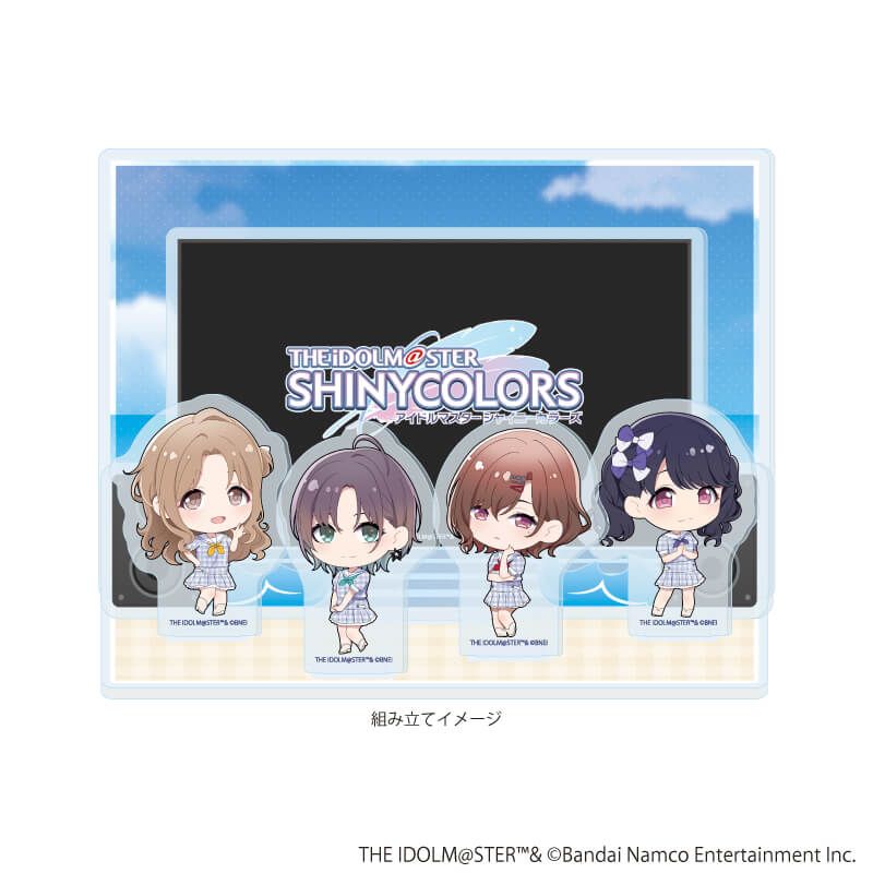 アクリルジオラマ「アイドルマスター シャイニーカラーズ」02/283プロ ノクチル セーラー風アイドル衣装ver.(ミニキャライラスト)