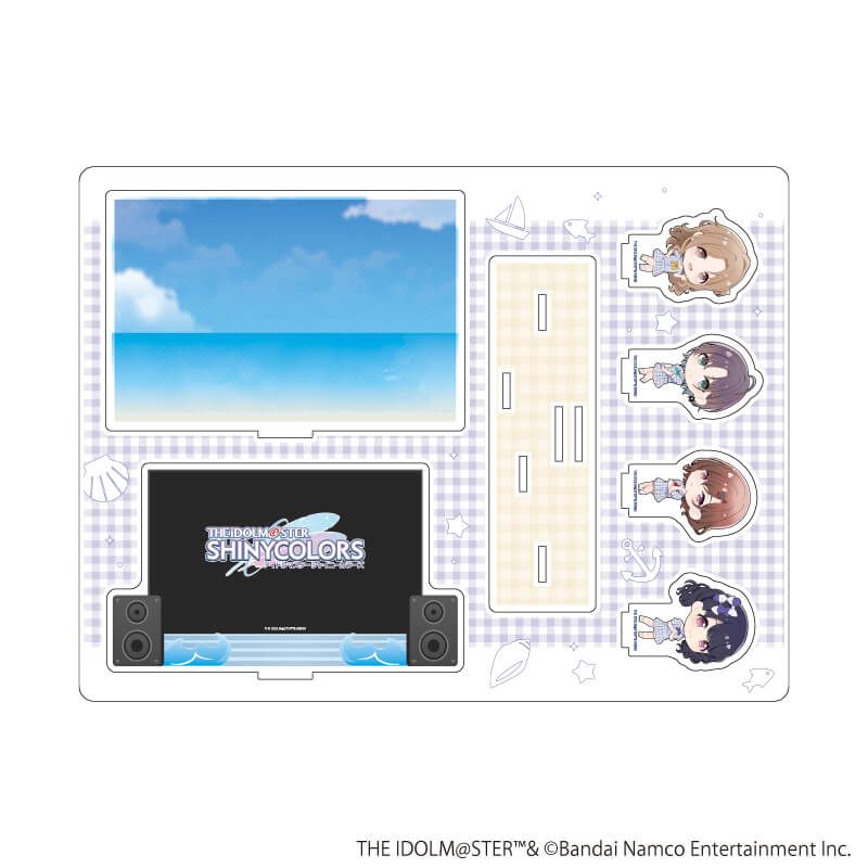 アクリルジオラマ「アイドルマスター シャイニーカラーズ」02/283プロ ノクチル セーラー風アイドル衣装ver.(ミニキャライラスト)