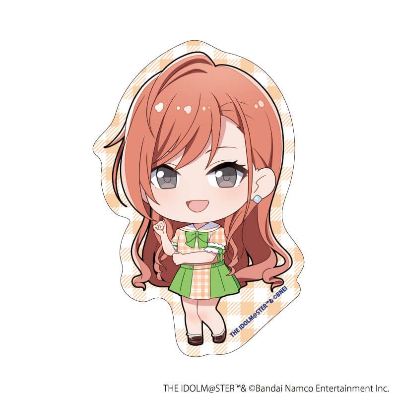 ダイカットステッカー「アイドルマスター シャイニーカラーズ」23/有栖川夏葉 セーラー風アイドル衣装ver.(ミニキャライラスト)