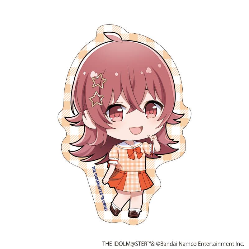 ダイカットステッカー「アイドルマスター シャイニーカラーズ」19/小宮果穂 セーラー風アイドル衣装ver.(ミニキャライラスト)