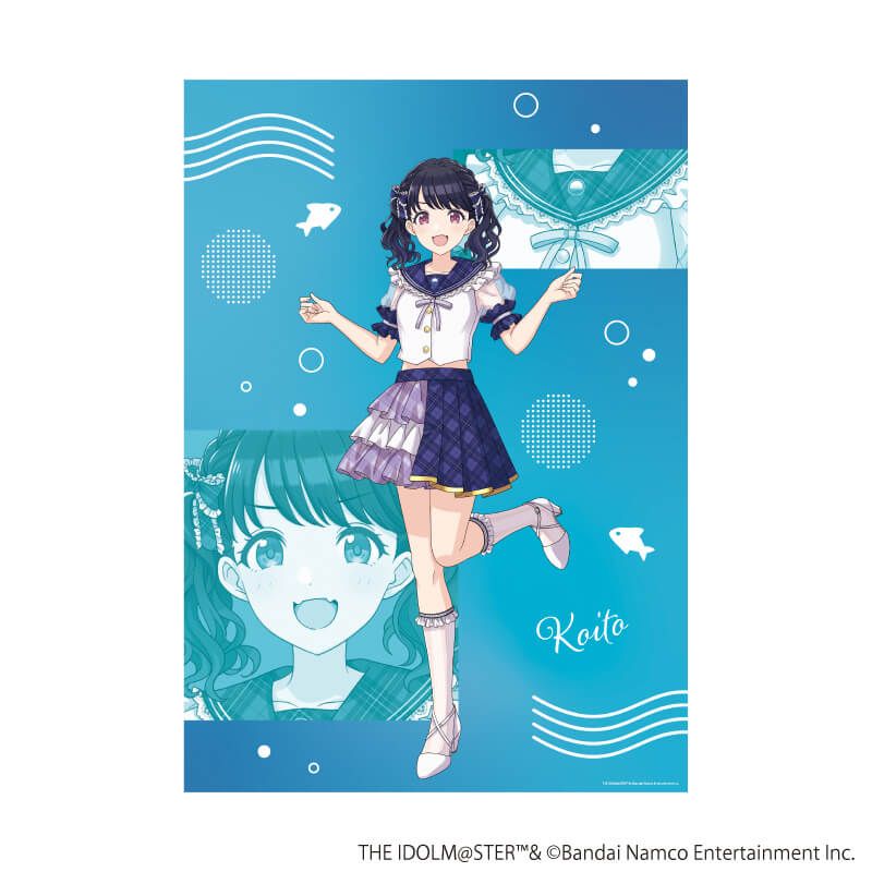 A3クリアポスター「アイドルマスター シャイニーカラーズ」07/福丸小糸 セーラー風アイドル衣装ver.(描き下ろしイラスト)