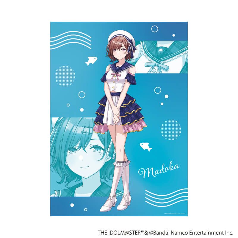 A3クリアポスター「アイドルマスター シャイニーカラーズ」06/樋口円香 セーラー風アイドル衣装ver.(描き下ろしイラスト)