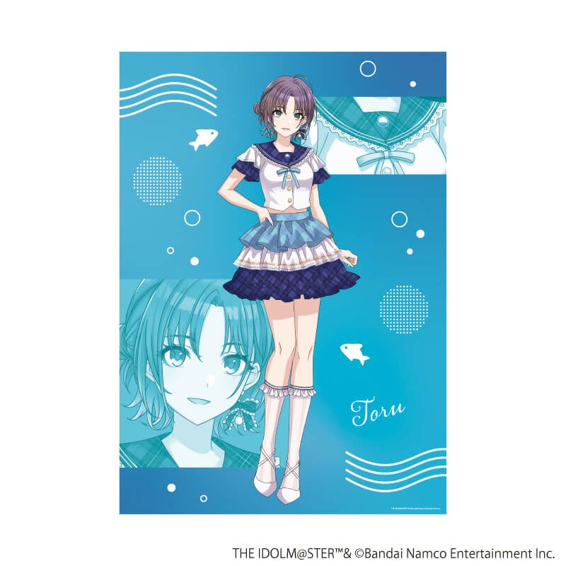 A3クリアポスター「アイドルマスター シャイニーカラーズ」05/浅倉 透 セーラー風アイドル衣装ver.(描き下ろしイラスト)