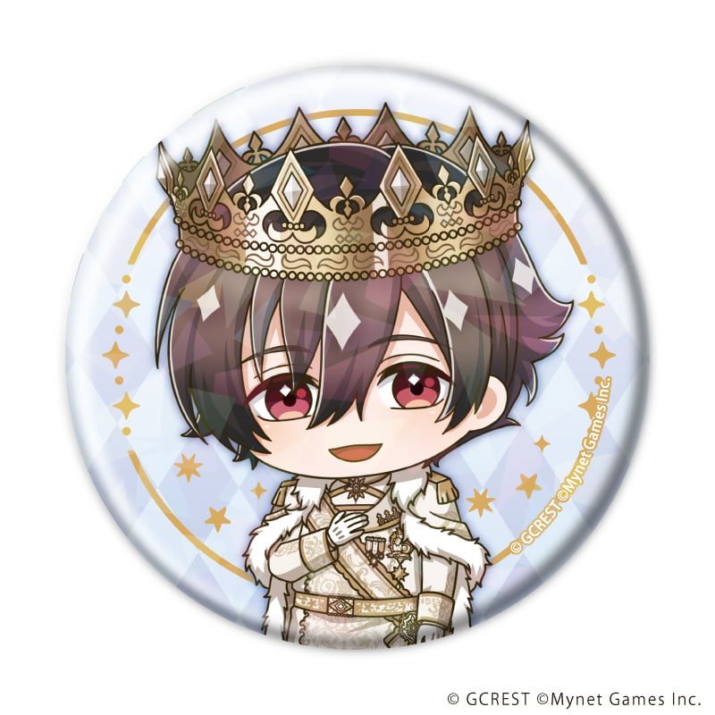 ホログラム缶バッジ(57mm)「夢王国と眠れる100人の王子様」31/ブラインド(8種)(ミニキャライラスト)