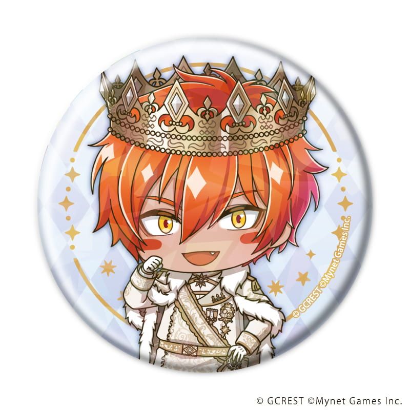 ホログラム缶バッジ(57mm)「夢王国と眠れる100人の王子様」31/ブラインド(8種)(ミニキャライラスト)