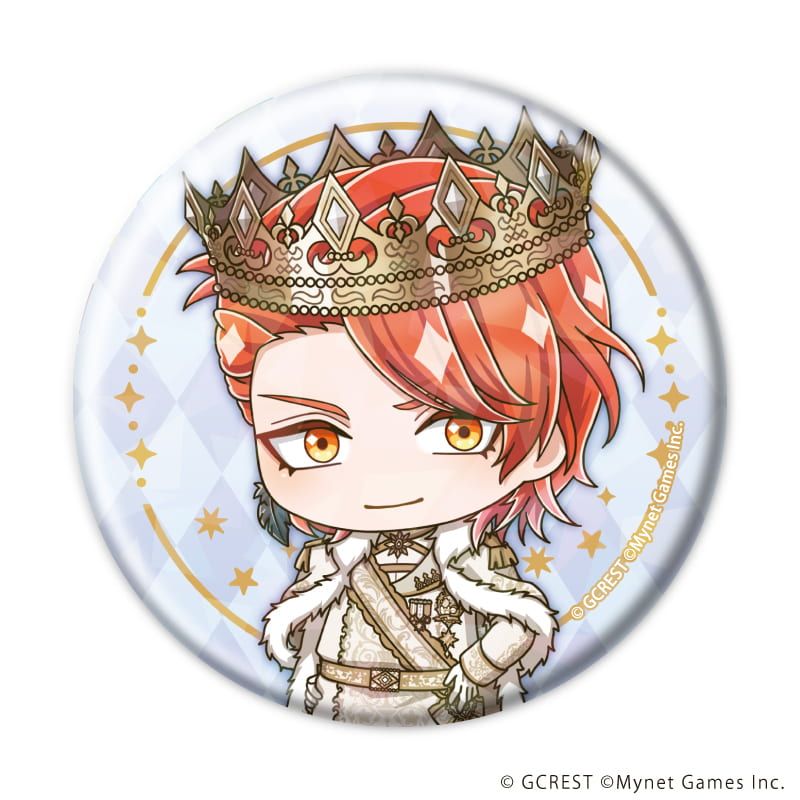 ホログラム缶バッジ(57mm)「夢王国と眠れる100人の王子様」31/ブラインド(8種)(ミニキャライラスト)