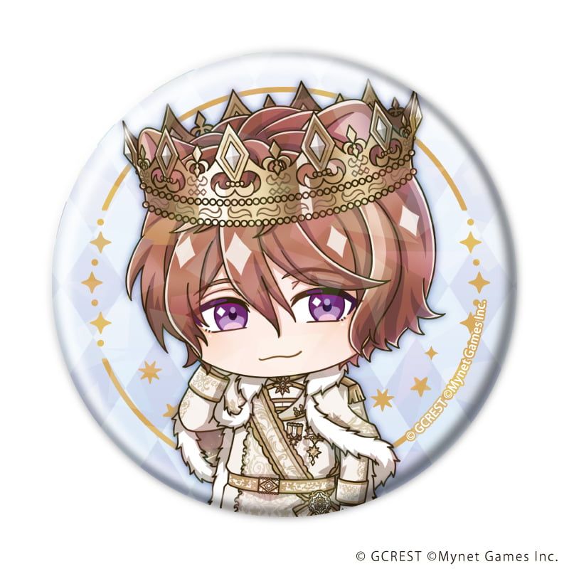 ホログラム缶バッジ(57mm)「夢王国と眠れる100人の王子様」31/ブラインド(8種)(ミニキャライラスト)