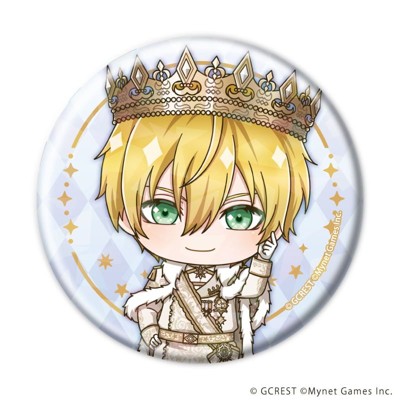 ホログラム缶バッジ(57mm)「夢王国と眠れる100人の王子様」31/ブラインド(8種)(ミニキャライラスト)