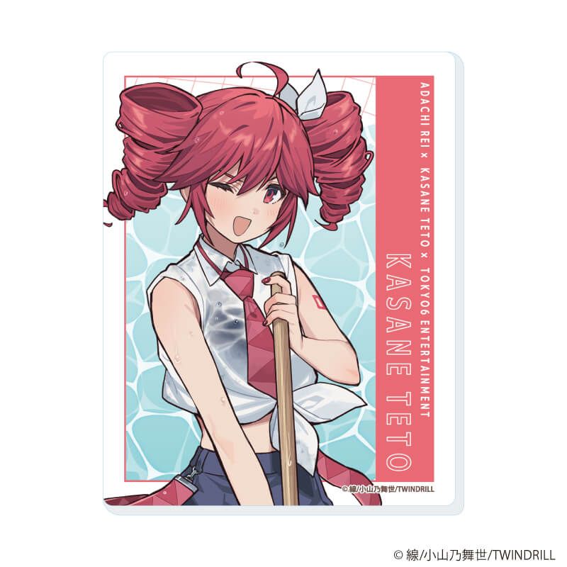 アクリルカード「足立レイ×重音テト×TOKYO6キャラクターズ」01/コンプリートセット(全5種)(描き下ろしイラスト)