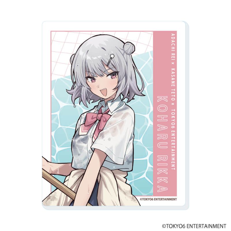 アクリルカード「足立レイ×重音テト×TOKYO6キャラクターズ」01/コンプリートセット(全5種)(描き下ろしイラスト)