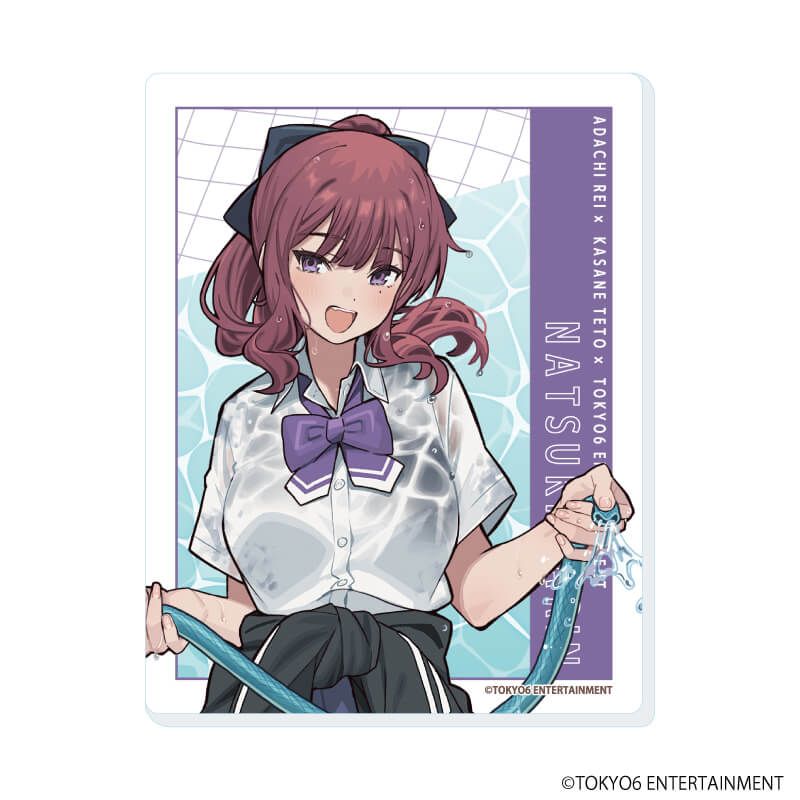 アクリルカード「足立レイ×重音テト×TOKYO6キャラクターズ」01/コンプリートセット(全5種)(描き下ろしイラスト)