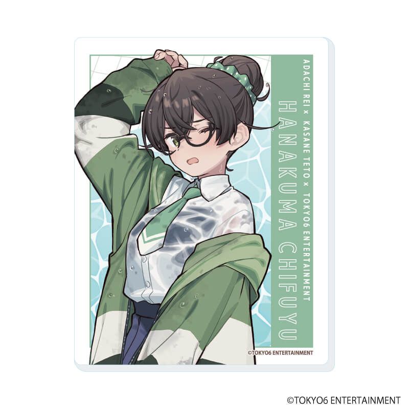 アクリルカード「足立レイ×重音テト×TOKYO6キャラクターズ」01/コンプリートセット(全5種)(描き下ろしイラスト)
