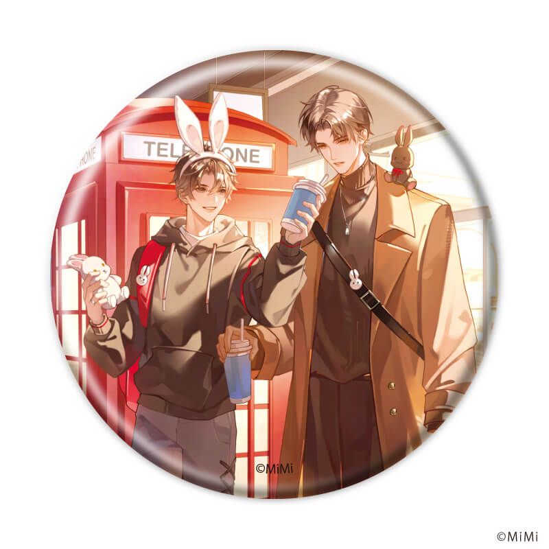 缶バッジ「大河幻想ラジオドラマ「魔道祖師」」03/デートver. コンプリートセット（全6種)(描き下ろしイラスト)