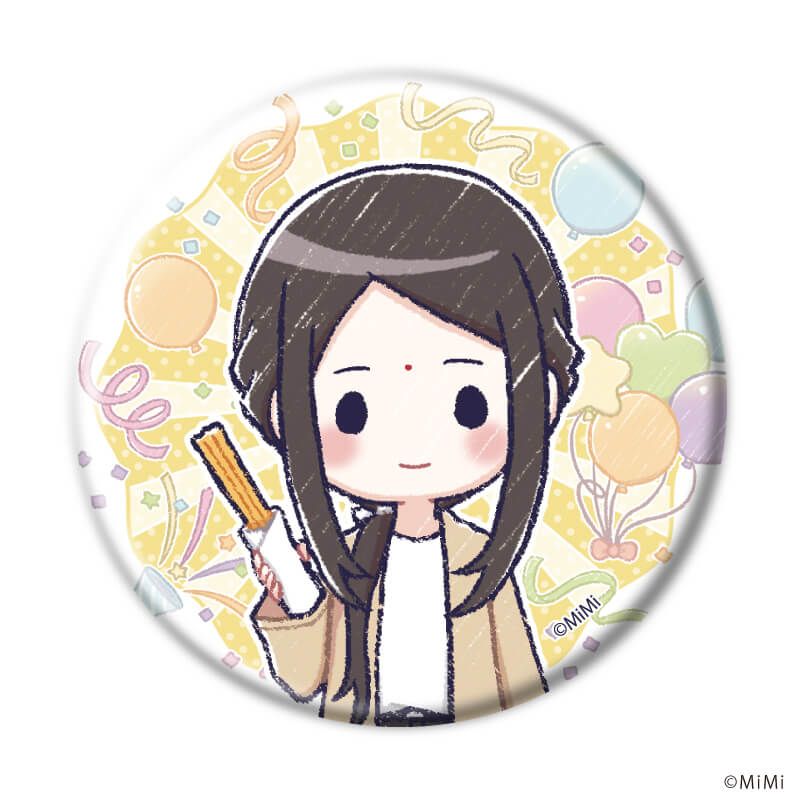 缶バッジ「大河幻想ラジオドラマ「魔道祖師」」04/デートver. ブラインド(8種)(グラフアートイラスト)