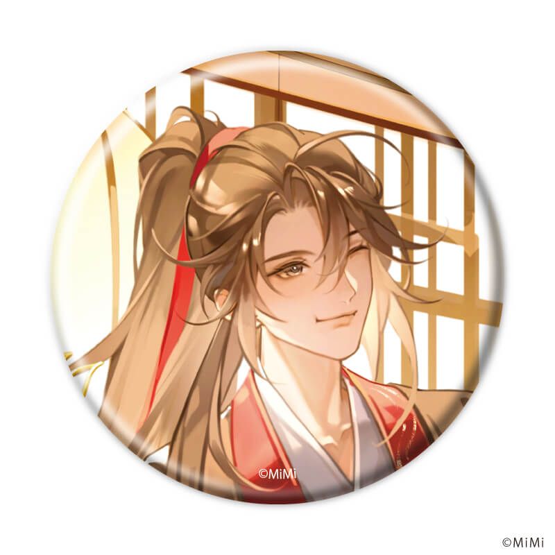 缶バッジ「大河幻想ラジオドラマ「魔道祖師」」03/デートver. ブラインド（6種)(描き下ろしイラスト)