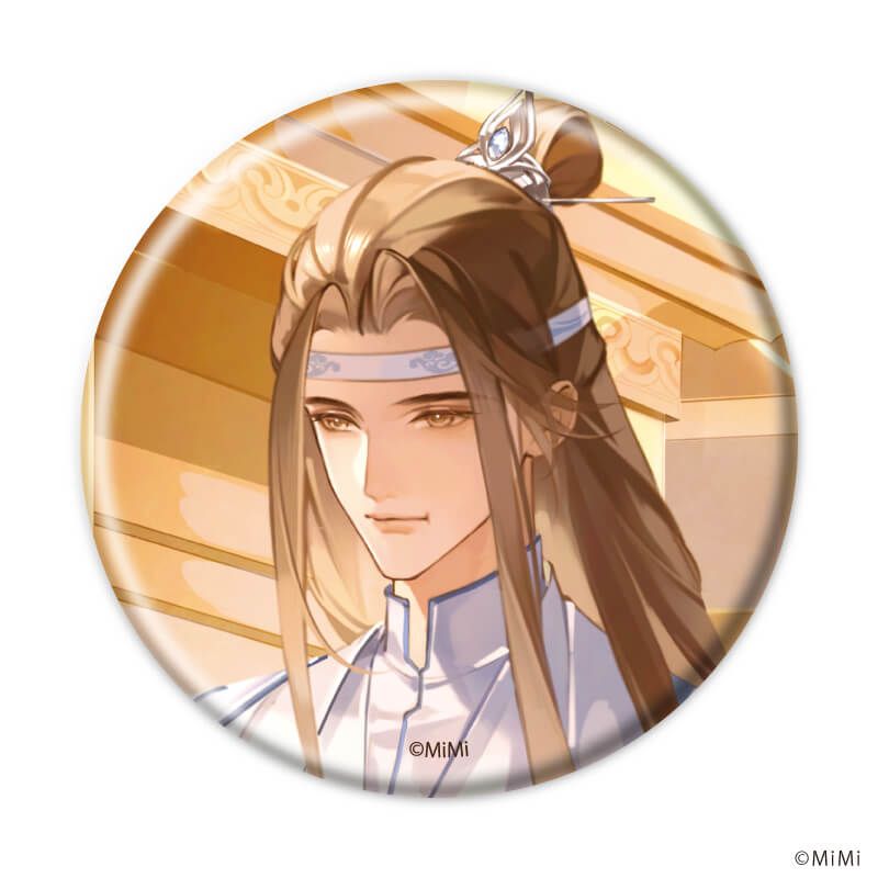 缶バッジ「大河幻想ラジオドラマ「魔道祖師」」03/デートver. ブラインド（6種)(描き下ろしイラスト)