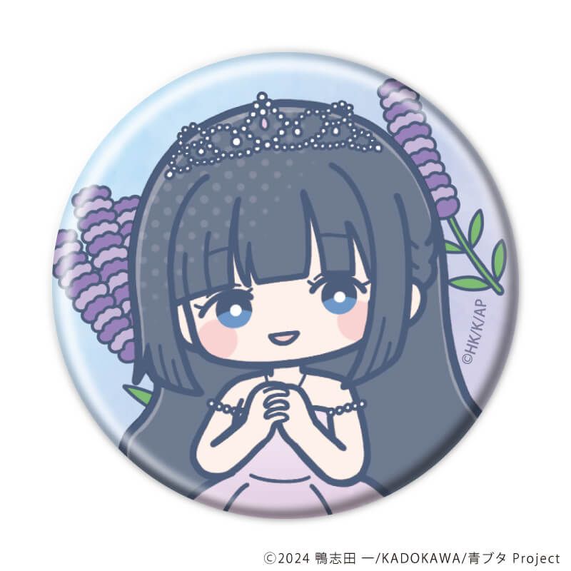 缶バッジ「『青春ブタ野郎』シリーズ」05/フラワードレスver. コンプリートセット(全6種)(POP Artイラスト)