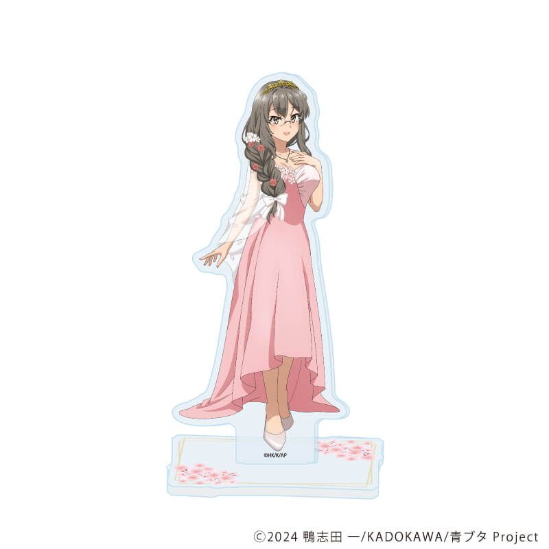 アクリルスタンド「『青春ブタ野郎』シリーズ」09/双葉理央 フラワードレスver.(描き下ろしイラスト)
