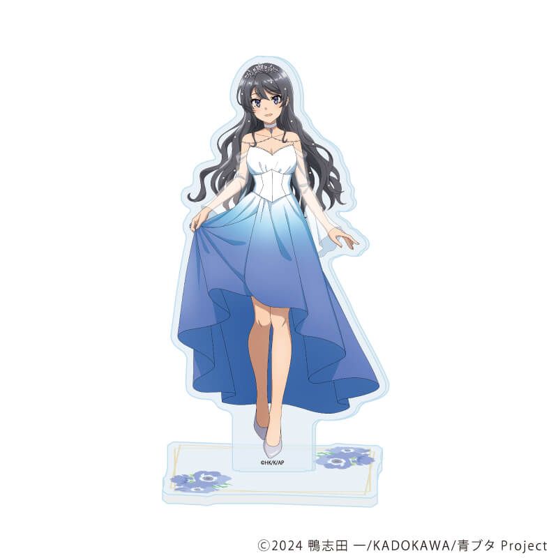 アクリルスタンド「『青春ブタ野郎』シリーズ」08/桜島麻衣 フラワードレスver.(描き下ろしイラスト)