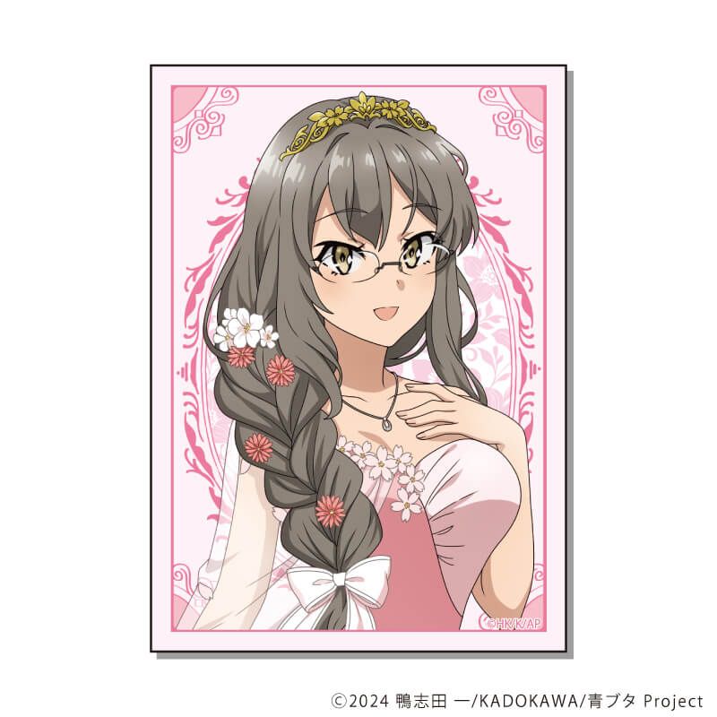 ミニフォト「『青春ブタ野郎』シリーズ」01/フラワードレスver. コンプリートセット(全8種)(描き下ろしイラスト)
