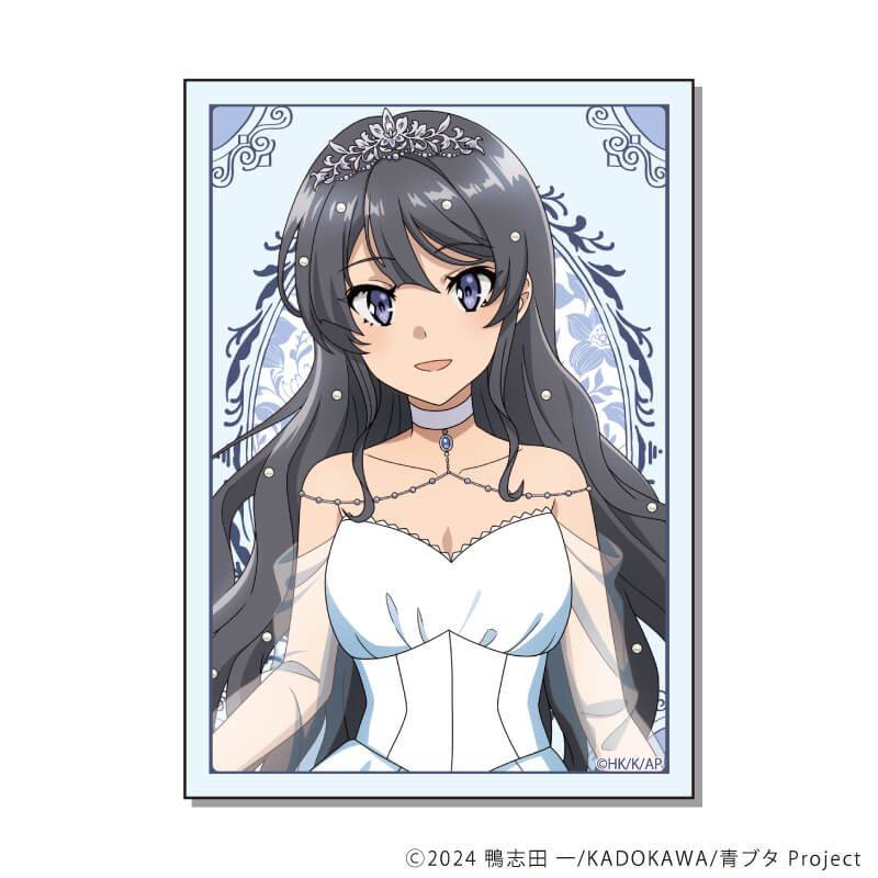 ミニフォト「『青春ブタ野郎』シリーズ」01/フラワードレスver. ブラインド(8種)(描き下ろしイラスト)