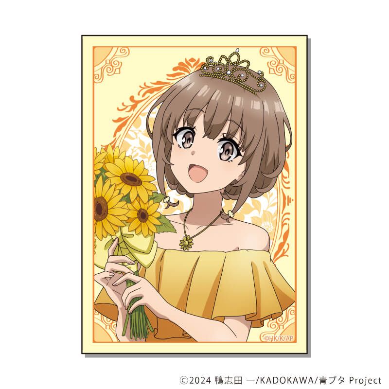 ミニフォト「『青春ブタ野郎』シリーズ」01/フラワードレスver. ブラインド(8種)(描き下ろしイラスト)