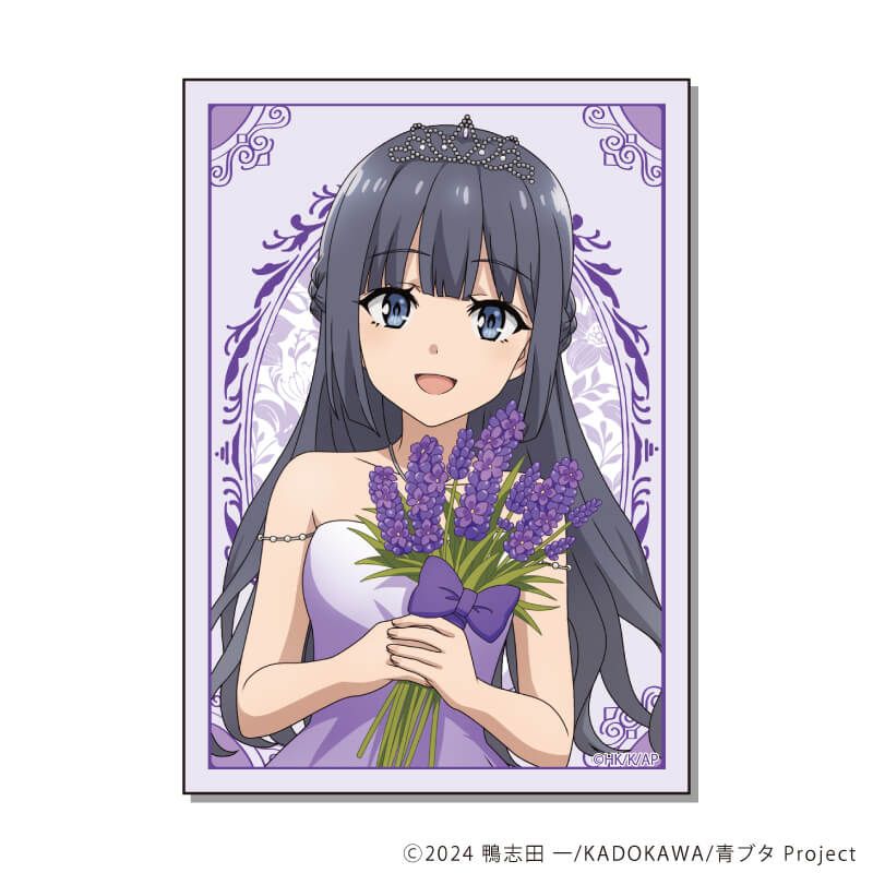 ミニフォト「『青春ブタ野郎』シリーズ」01/フラワードレスver. ブラインド(8種)(描き下ろしイラスト)