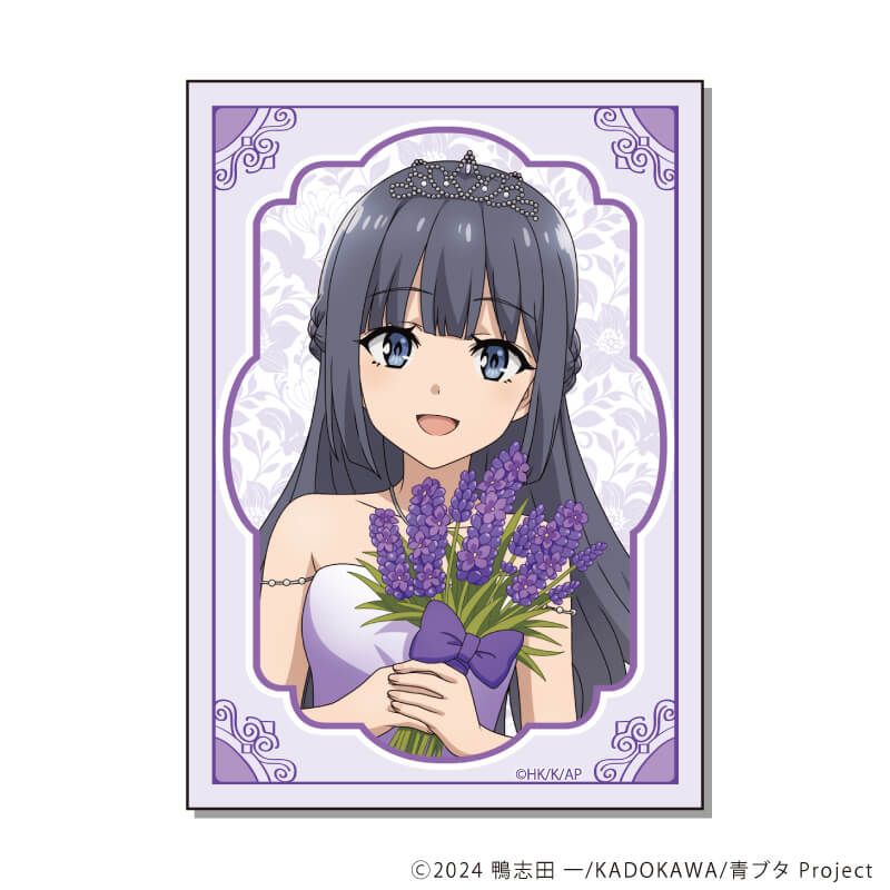 ミニフォト「『青春ブタ野郎』シリーズ」01/フラワードレスver. ブラインド(8種)(描き下ろしイラスト)