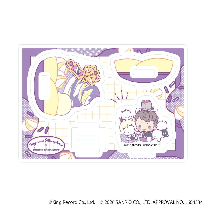 ゆらゆらアクリルスタンド「ヒプノシスマイク SANRIO NAKAYOKU EDIT」18/天国 獄×ニャニィニュニェニョン(コラボイラスト)