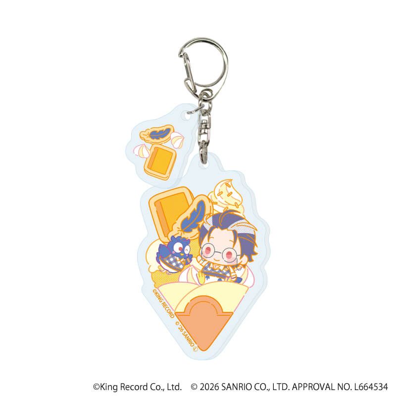 パーツ付きアクリルキーホルダー「ヒプノシスマイク SANRIO NAKAYOKU EDIT」02/コンプリートセット(全9種)(コラボイラスト)
