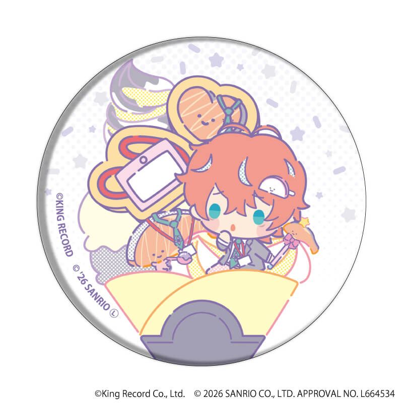 缶バッジ「ヒプノシスマイク SANRIO NAKAYOKU EDIT」04/コンプリートセット(全9種)(コラボイラスト)
