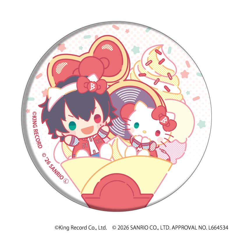 缶バッジ「ヒプノシスマイク SANRIO NAKAYOKU EDIT」03/コンプリートセット(全9種)(コラボイラスト)