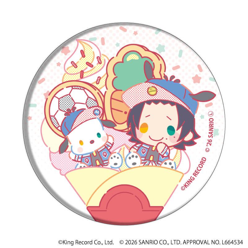 缶バッジ「ヒプノシスマイク SANRIO NAKAYOKU EDIT」03/コンプリートセット(全9種)(コラボイラスト)
