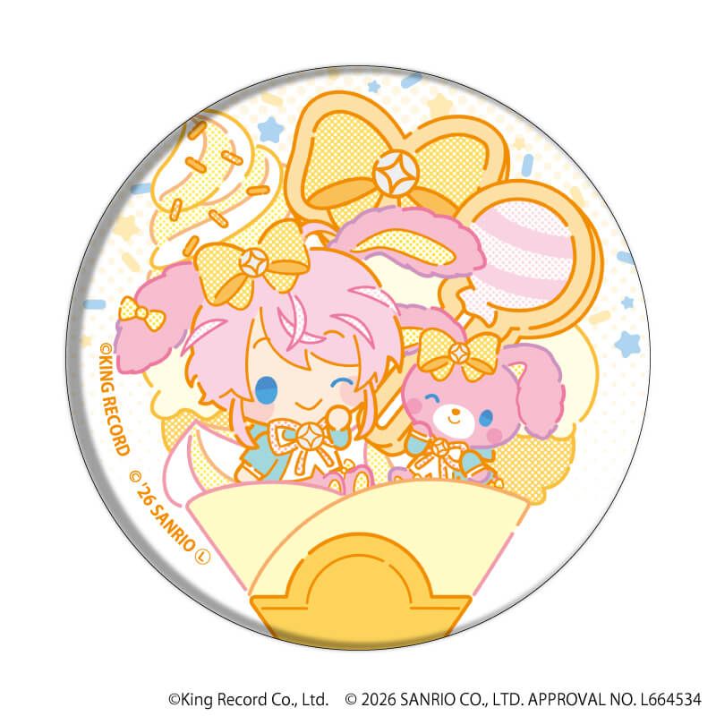 缶バッジ「ヒプノシスマイク SANRIO NAKAYOKU EDIT」03/コンプリートセット(全9種)(コラボイラスト)