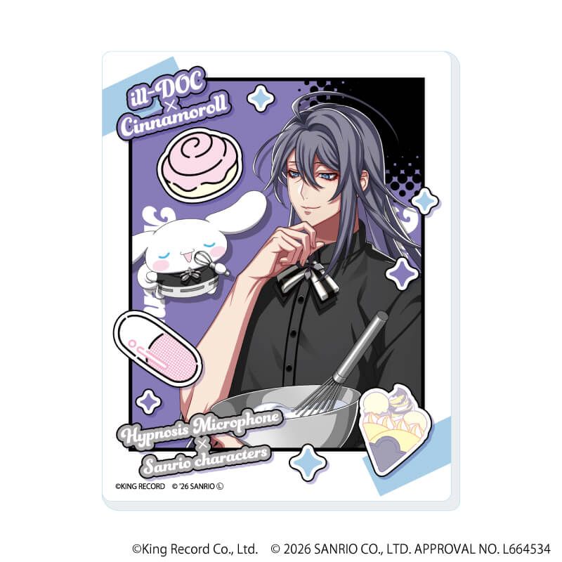 アクリルカード「ヒプノシスマイク SANRIO NAKAYOKU EDIT」04/コンプリートセット(全9種)(コラボイラスト)
